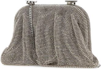 Benedetta Bruzziches Petite Fabric Clutch - Silver