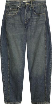 Isabel Marant Oriane Wide Jeans - Dames - Loose Fit Jeans - Blauw - XS - Katoen - Jeans