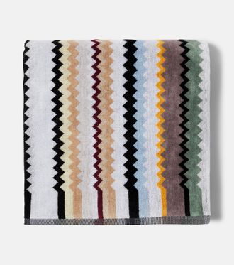Missoni Best Zigzag cotton terry beach towel