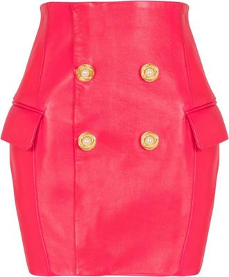 Balmain Mujer, Faldas, Rosa, Talla: S