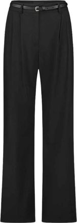 Jane Lushka Dames, Broeken, Zwart, Maat: S