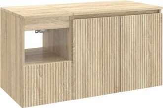 vidaXL Juego De Muebles De Ba&ntilde;o 2 Uds. Roble Sonoma Vidaxl