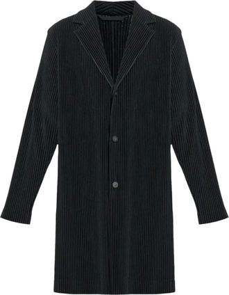 Issey Miyake Hombre, Abrigos, Negro, Talla: L
