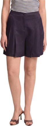 Kocca Korte Broeken, Dames, Zwart, S, Linnen, Domingo Shorts