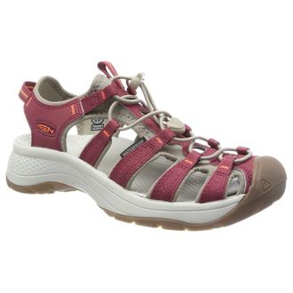 Keen Astoria West Textile Synthetic Womens Slingbacks Sandals - Merlot Scarlet Ibis - Size:UK 5