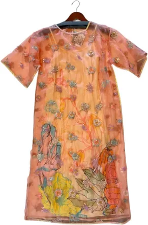 Bl^nk London Womens Donisha Embellished Midi Dress In Flamingo