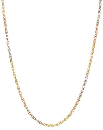 Italian Gold, Inc 10K 2.5Mm Cable Double Link Necklace