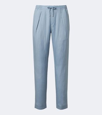 Ralph Lauren Purple Label Silk and linen straight pants