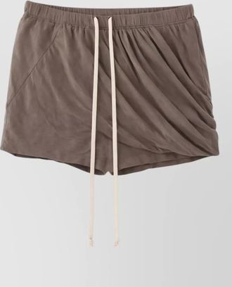 Rick Owens cotton buds short shorts