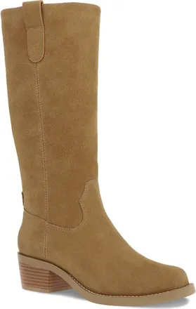 Mia Duston Block Heel Boot in Tan at Nordstrom, Size 7.5
