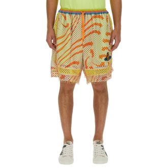 Vivienne Westwood Casual Shorts, male, Multicolor, Size: L Boxing Shorts Arrows
