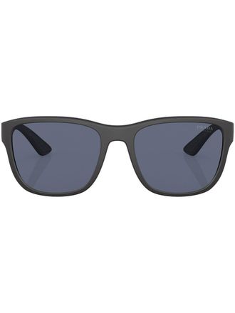 Prada Occhiali da sole Active con stampa - Nero