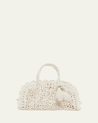 Jacquemus Le Petit Turismo Crochet Top-Handle Bag