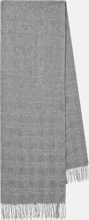 Brunello Cucinelli Prince of Wales check silk and wool-blend scarf