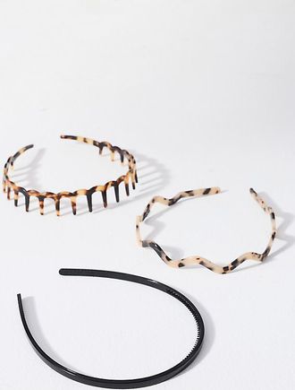 Anthropologie Zigzag Headbands, Set of 3