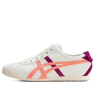 Onitsuka Tiger (WMNS) Onitsuka Tiger Mexico 66 Slip-On White Burgundy Orange 1182A087-400