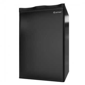 Costway 3.2 cu. ft. Mini Dorm Compact Refrigerator-Black