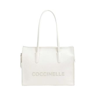Coccinelle Myrtha26 Tote Bag - female - Coccinelle - Shopping Bags - White - ONE SIZE - Bags