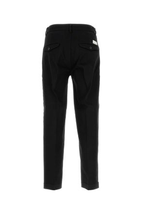 Nine In The Morning Mens Black Stretch Cotton Blend Pant S04 Pantaloni