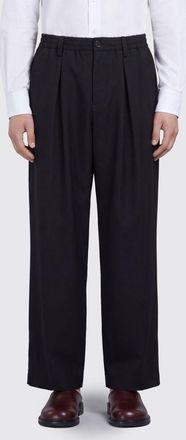 Marni Pantaloni wide leg in lana vergine con pinces