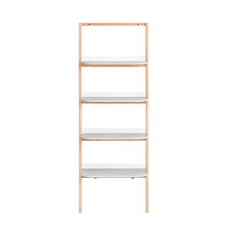 SoBuy Estanter&iacute;a de escalera de 4 niveles con estructura robusta gris