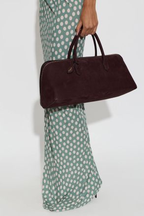 Alaia Delta Bag, Womens, Burgundy