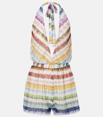 Missoni Jumpsuit corta zig zag