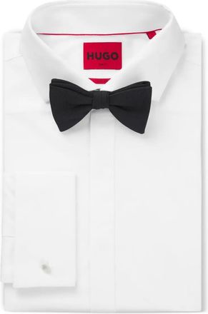 HUGO BOSS Papillon a coste - Nero