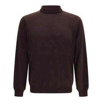 Lardini Maglione Girocollo Alto - - Knitwear - Donna - Marrone - XL