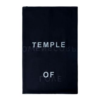 Rick Owens Scarves, female, Black, Size: ONE SIZE Printed Cotton Scarf