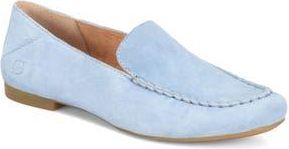 Børn Beacon Loafer in Light Blue Suede at Nordstrom Rack, Size 6.5