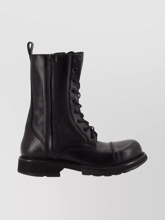 Balenciaga leather lace-up ankle boots