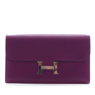 Herm&egrave;s Pre-owned Hermes Epsom Constance Long Wallet Ladies 2JUTTR82BJCZ0RRS