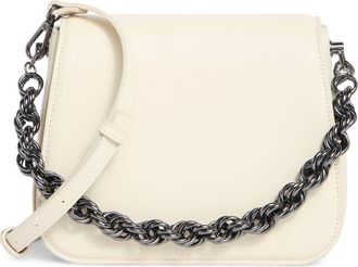 BCBGeneration Twisted Top Handle Saddle Bag in Cloud at Nordstrom Rack