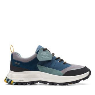 Clarks ATL Trek Path Gore-Tex Nubuck Shoes in Teal Combination Standard Fit Size 4