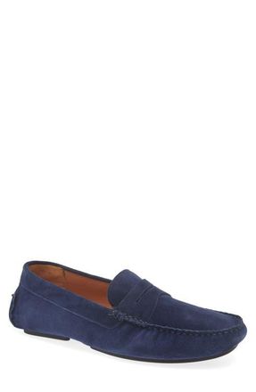 Gentle Souls Redondo Penny Loafer in Navy Suede at Nordstrom, Size 11.5