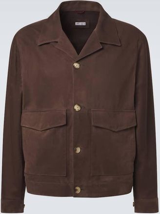 Brunello Cucinelli Giacca in suede
