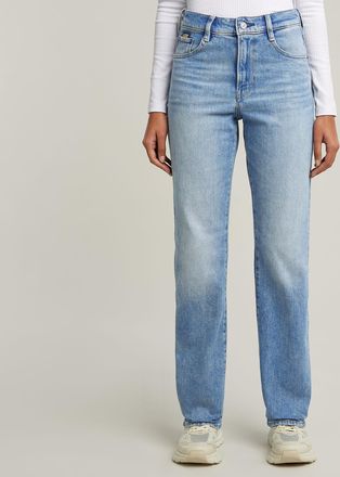 G-Star Viktoria High Straight Jeans - Lichtblauw - Dames