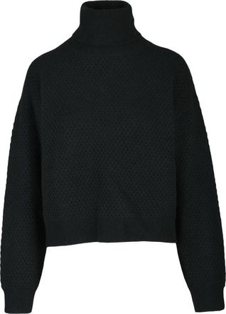 Max Mara Kasjmier Zwarte Coltrui - Dames - Cashmere truien - Zwart - XS - Kasjmier - Truien & Vesten
