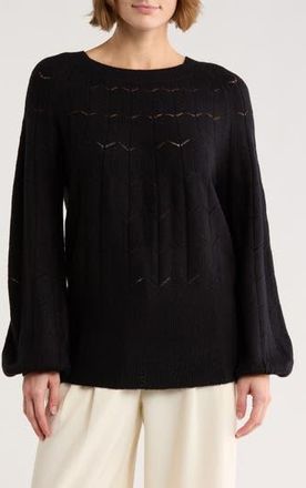 Love Token Knit Sweater in Black at Nordstrom Rack, Size X-Small