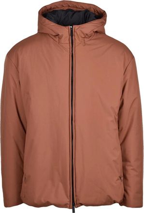 Hev&ograve; Rust Polyester Padded Coat