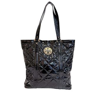 Tory Burch Black Patent Leather Tote Bag (Pre-Owned)