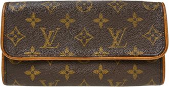 Louis Vuitton Twin Monogram Canvas Brown Canvas Handbag (Pre-Owned)