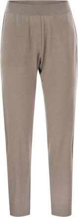 Brunello Cucinelli Sparkling Broeken - Heren - Sweatpants - Beige - S - Polyester - Broeken