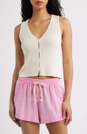 Rip Curl Catalina Island Knit Vest in Off White at Nordstrom, Size Xx-Large