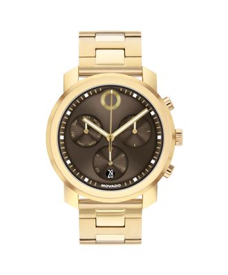 Movado Trend Propel Chronograph Quartz Brown Dial Mens Watch 3601352