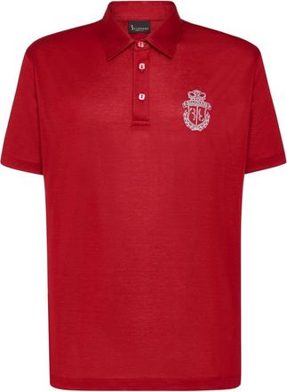 Billionaire Boys Club Polo shirt SS Crest - Heren - Polos - Rood - XS - Katoen - Tops