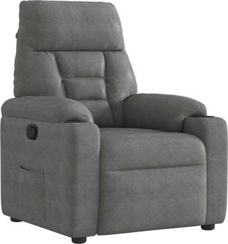 vidaXL Vidaxl - Sill&oacute;n Reclinable Tela De Microfibra Gris Oscuro