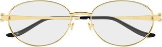 Cartier Brillen - Dames - Accessoires - Geel - Maat: 52 MM