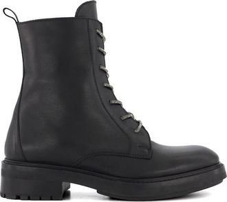 Dune London Purplex Leather Lace Up Boots